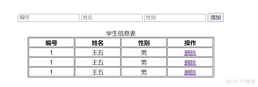 js学习表格添加与删除数据实现_添加节点