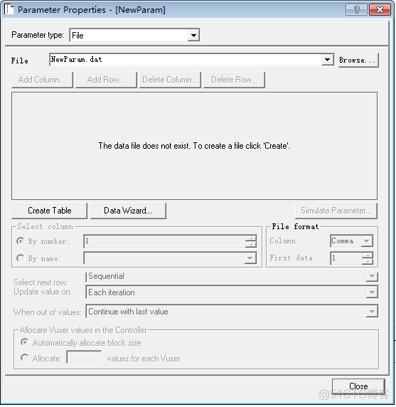 Loadrunner参数化设置_Loadrunner_02