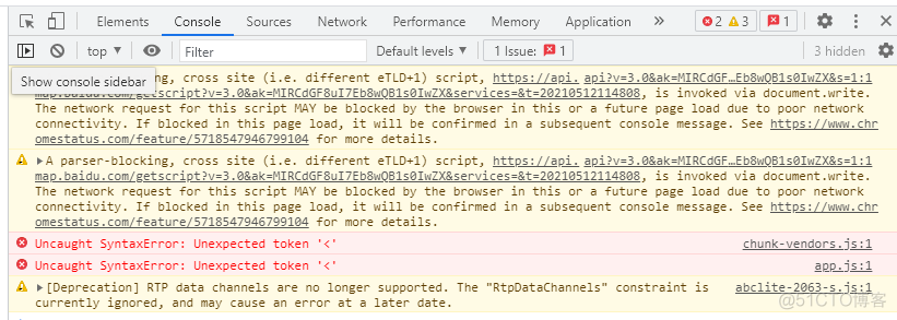 Uncaught SyntaxError: Unexpected token 