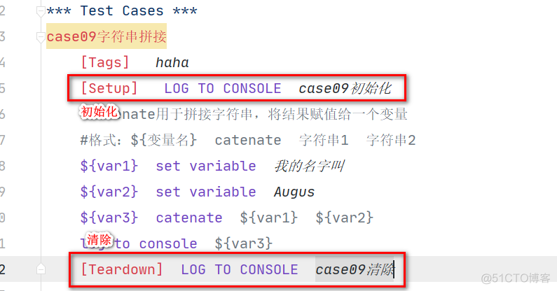 Robot Framework初始化和清除_Robot Framework