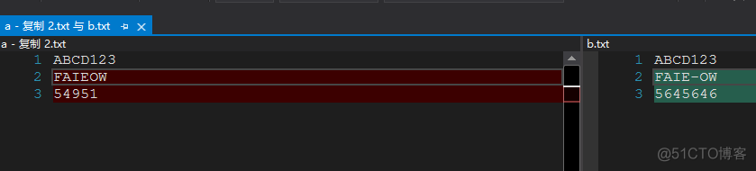 使用Visual Studio进行文件差异比较_文件差异比较_03