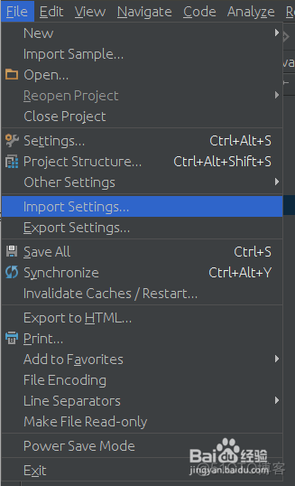 【转】Android Studio 如何导出和导入设置_android