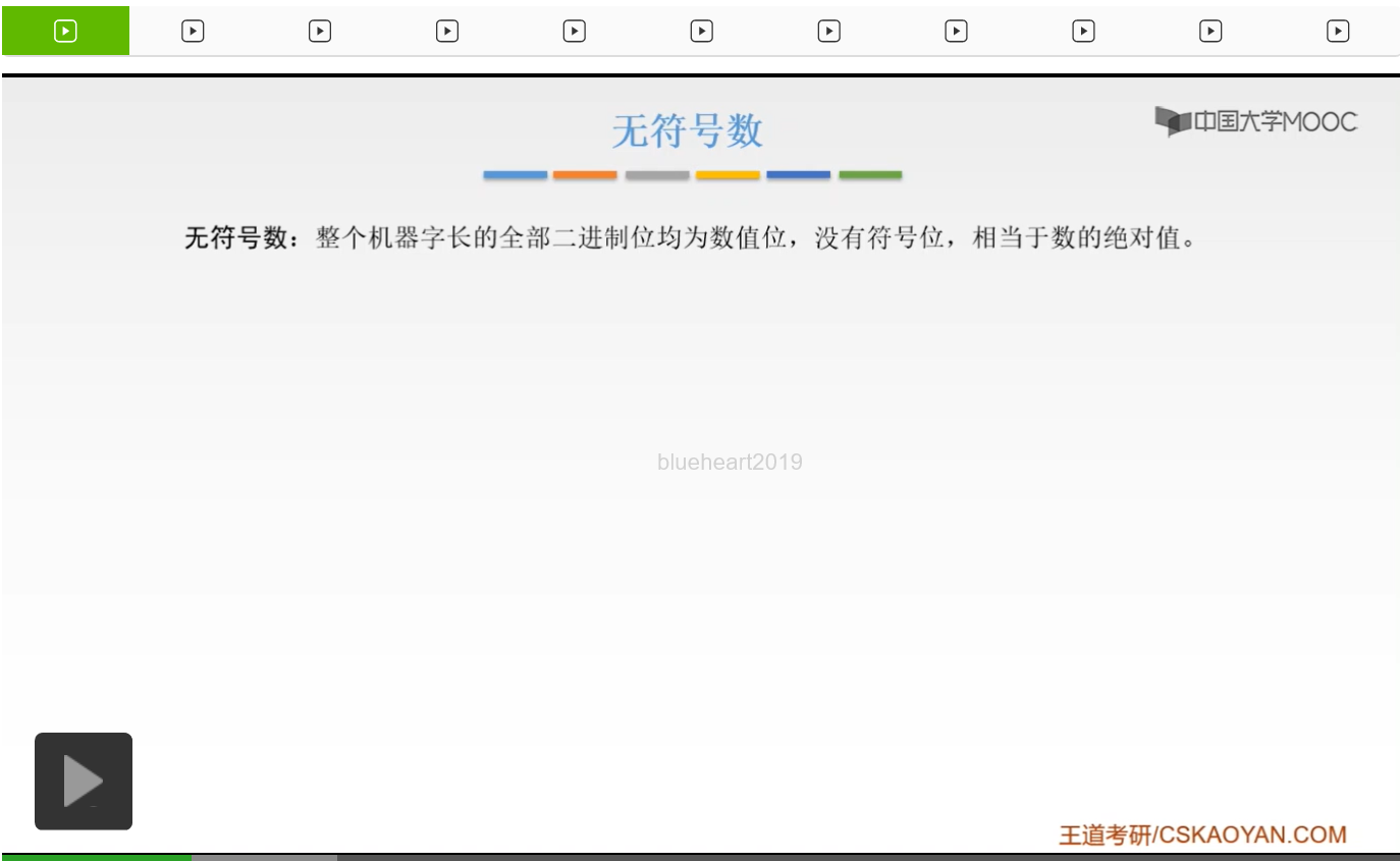 【知识强化】第二章 数据的表示和运算 2.2 定点数的表示与运算_无符号数_03