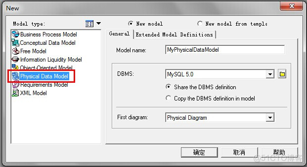 PowerDesigner之PDM(物理概念模型)各种属性建立如PK,AK等_数据库