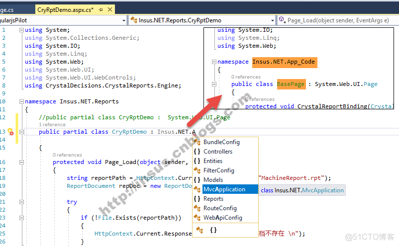 ASP.NET MVC项目实现BasePage基类用作ASPX.CS网页继承_Content_03