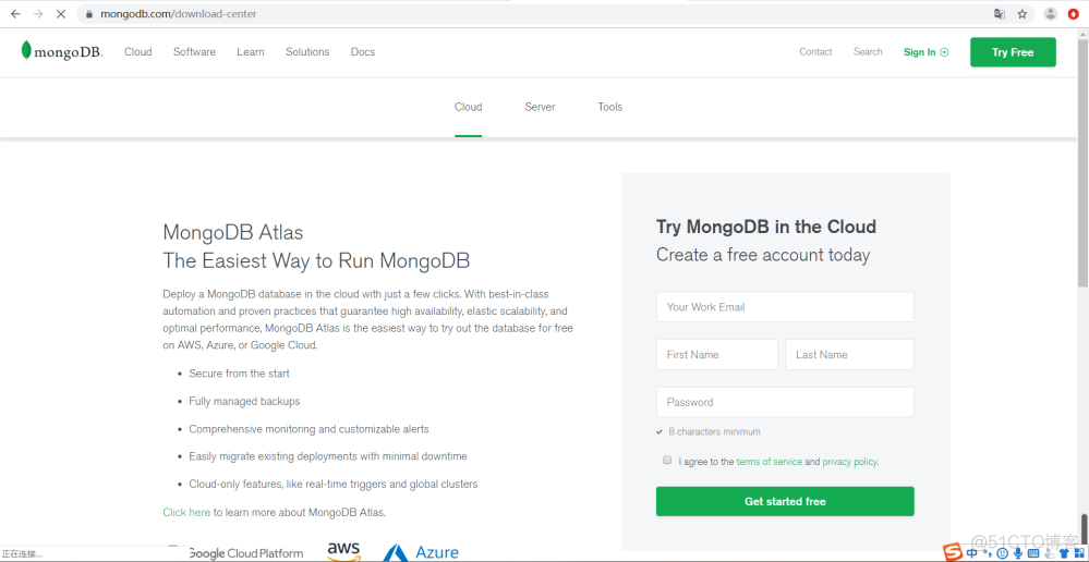 MongoDB(二)：在Windows环境安装MongoDB_mongodb安装