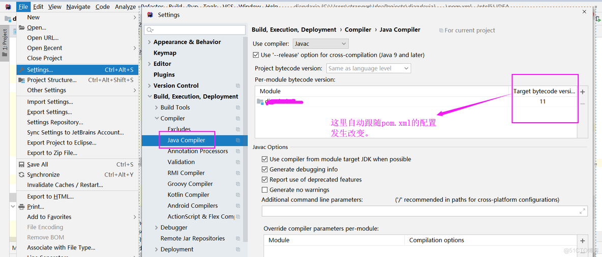 Intellij Idea 建立maven项目 报错 :java: 错误: 不支持发行版本 5_maven_04