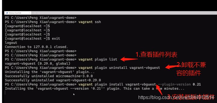 windows 安装vagrant reload 失败； No Virtualbox Guest Additions installation found._ide