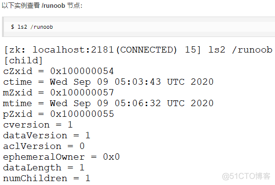 吴裕雄--天生自然 Zookeeper学习笔记--Zookeeper 客户端基础命令使用_事件监听_02