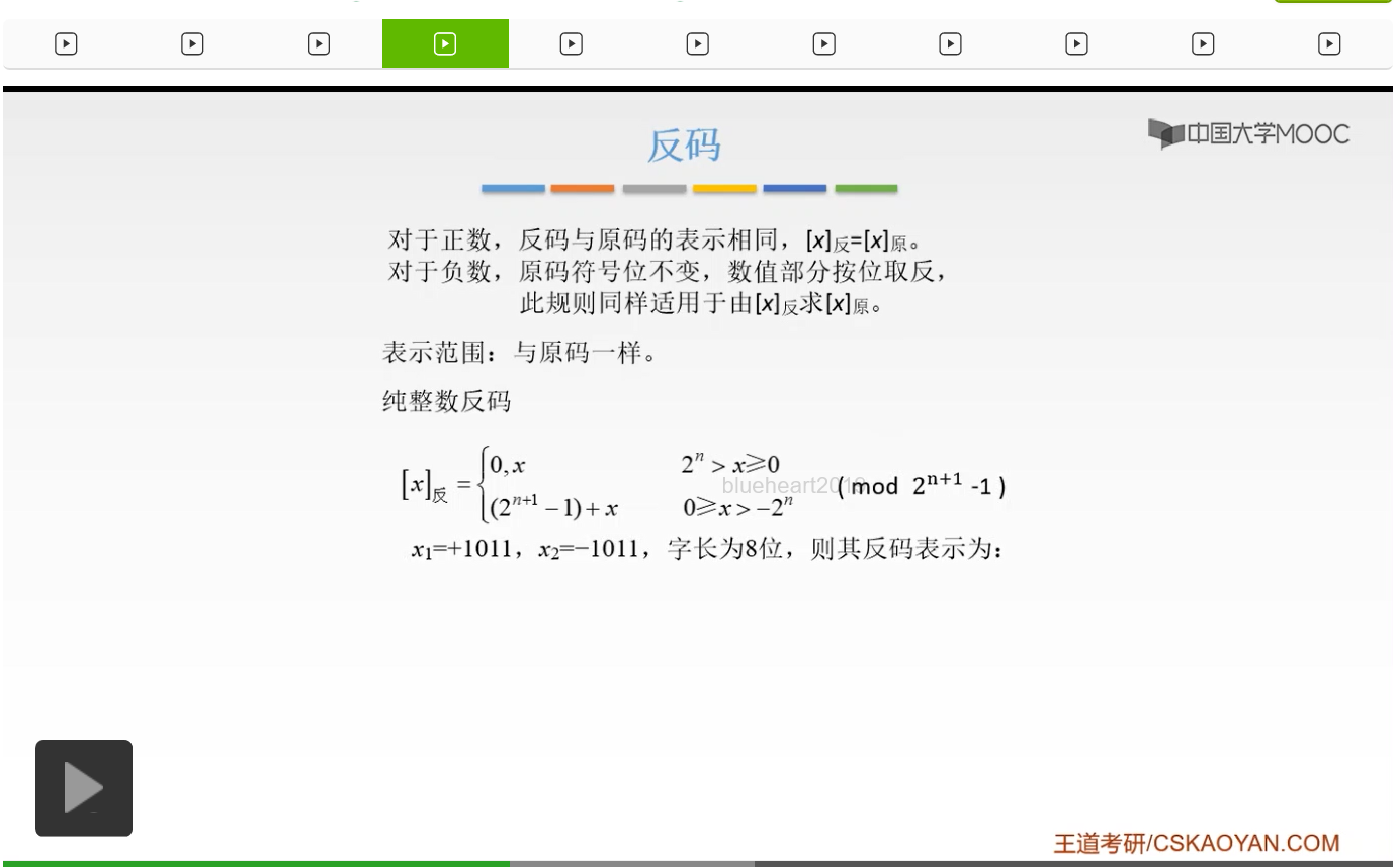 【知识强化】第二章 数据的表示和运算 2.2 定点数的表示与运算_位取反_74