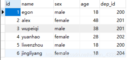 数据库开发——MySQL——pymysql模块_sql