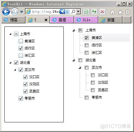 Silverlight Telerik控件学习：带CheckBox复选框的树形TreeView控件_父节点