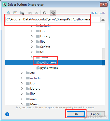 pycharm,django环境搭建（基于anaconda环境）_开发者_11