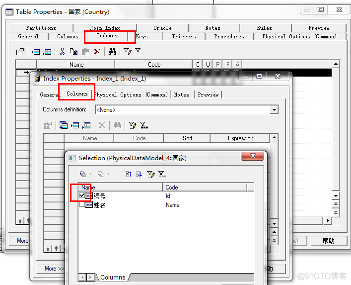 PowerDesigner之PDM(物理概念模型)各种属性建立如PK,AK等_主键_36