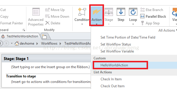 VS2012 开发SharePoint 2013 声明式workflow action(activity)之 HelloWorld_用户需求_10