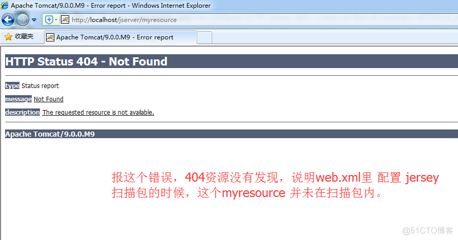 jersey中的 404 Not Found 错误。_ide