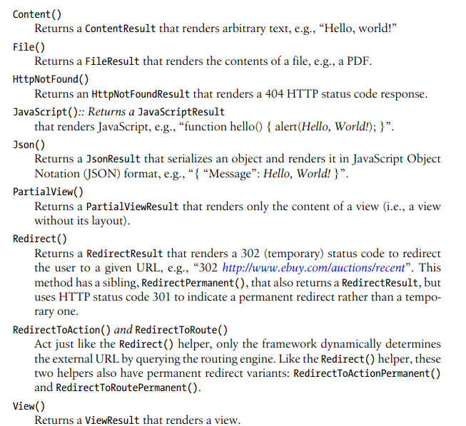 mvcframeworkProgramming ASP.NET MVC-Fundamentals of ASP.NET MVC(四）Controller_asp.net