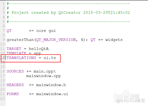Qt 界面翻译linguist_字符串_02