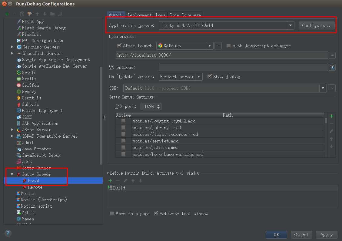 IntelliJ IDEA配置Tomcat/Jetty运行Web项目_apache_08