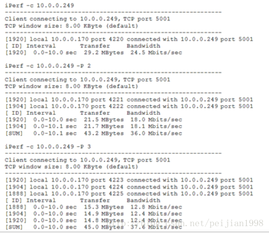 iperf详细使用方法_数据_04