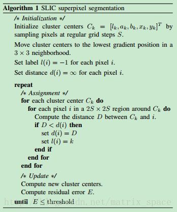 机器学习：simple linear iterative clustering (SLIC) 算法_图像分割