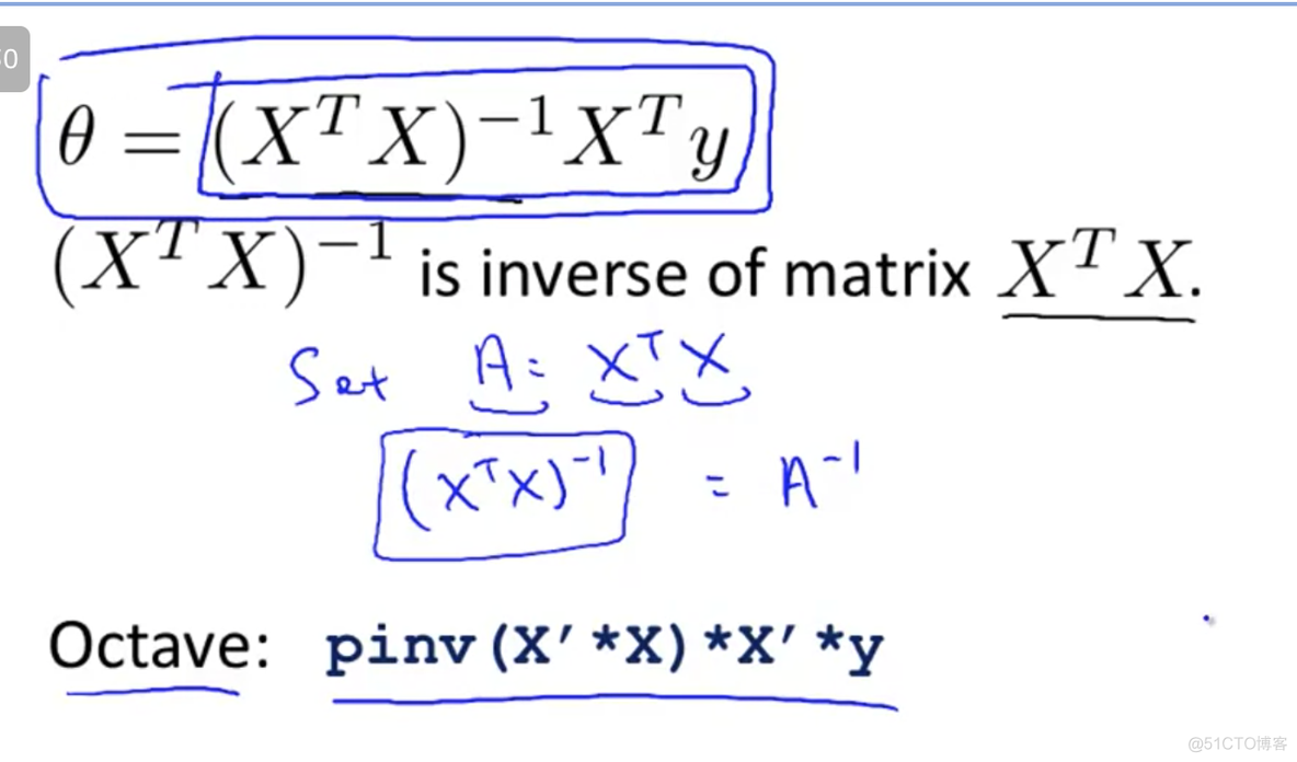 [Machine Learning] Normal Equation for linear regression_[Machine Learning]_04