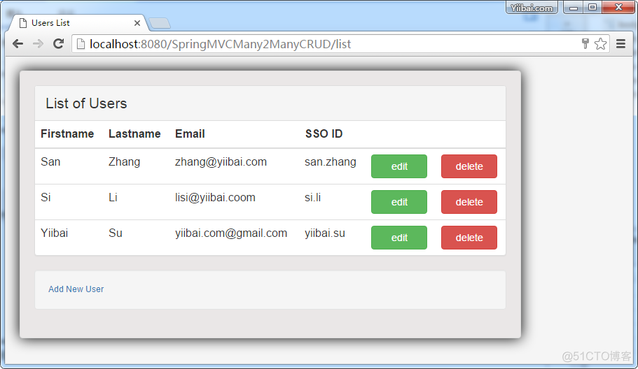 Spring4 MVC+Hibernate4 Many-to-many连接表+MySQL+Maven实例_ide_10