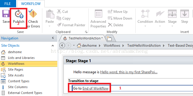 VS2012 开发SharePoint 2013 声明式workflow action(activity)之 HelloWorld_用户需求_12