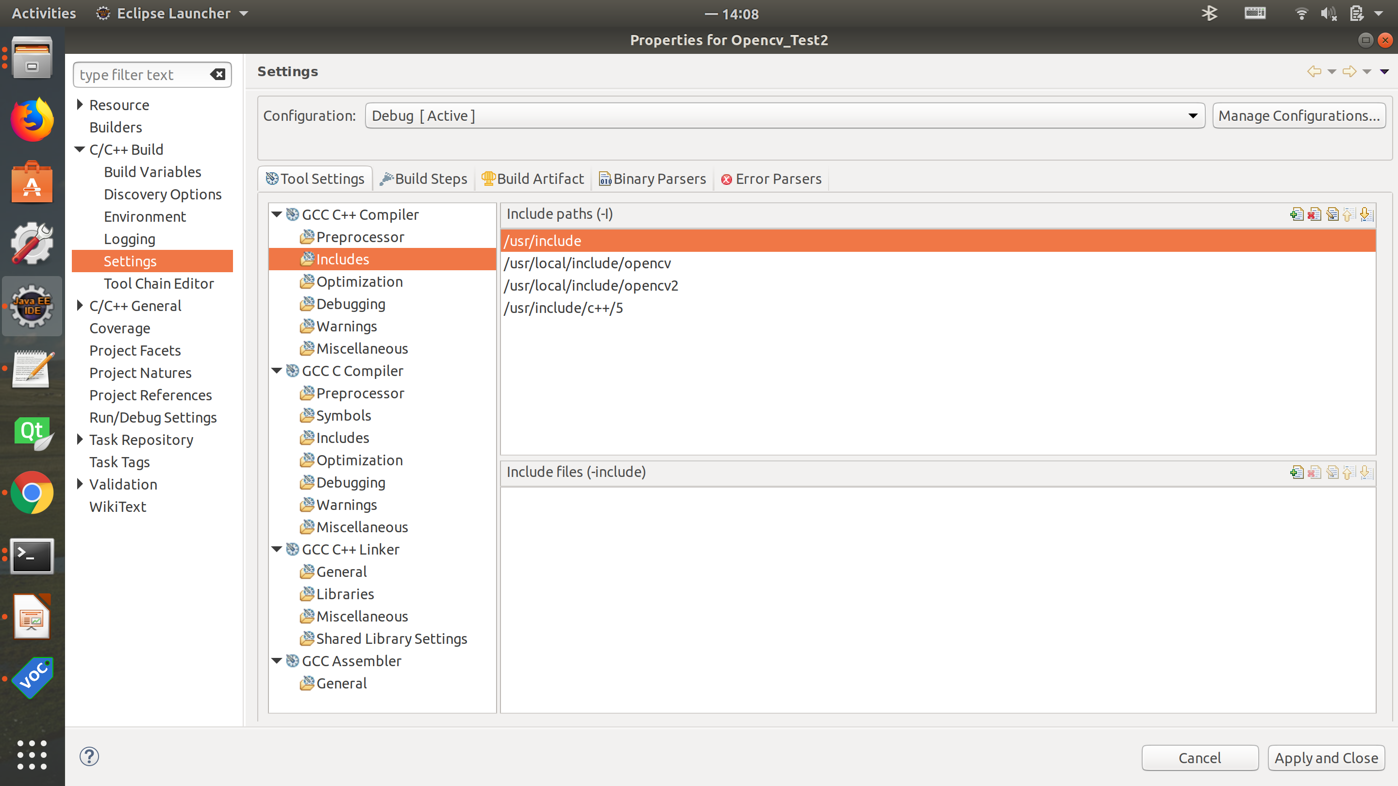 ubuntu eclipse opencv环境配置_3d