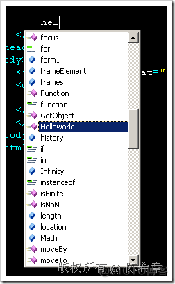 如何为javascript代码编写注释以支持智能感知_xml_02