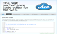 开源云端代码编辑器 ACE 1.0 正式发布