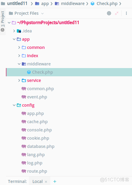 thinkphp5  一_命令行_04