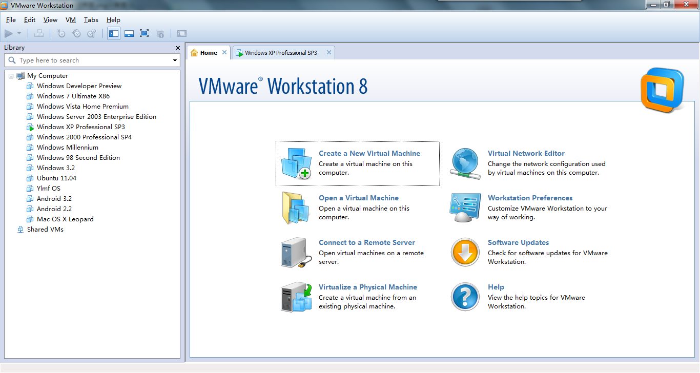 VMware Workstation 8的简明使用教程_linux