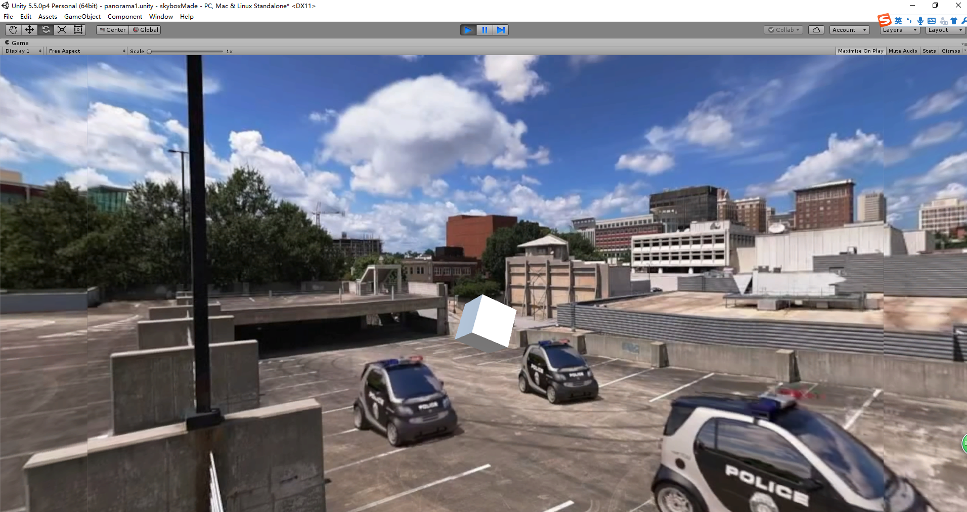 unity3D中制作天空盒(Skyboxes)_右键_02