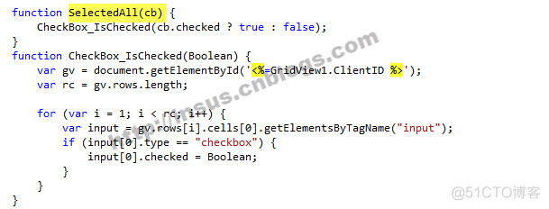 Gridview使用CheckBox全选与单选 Version 2_JavaScript_08