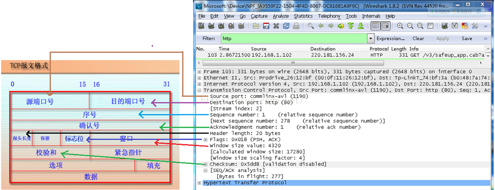 TCP：WireShark分析，序列号Seq和确认号Ack_客户端