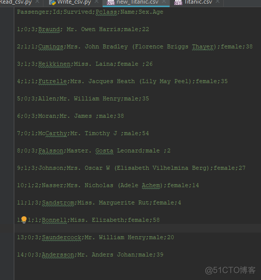 教你如何在Python中读，写和解析CSV文_Python_03