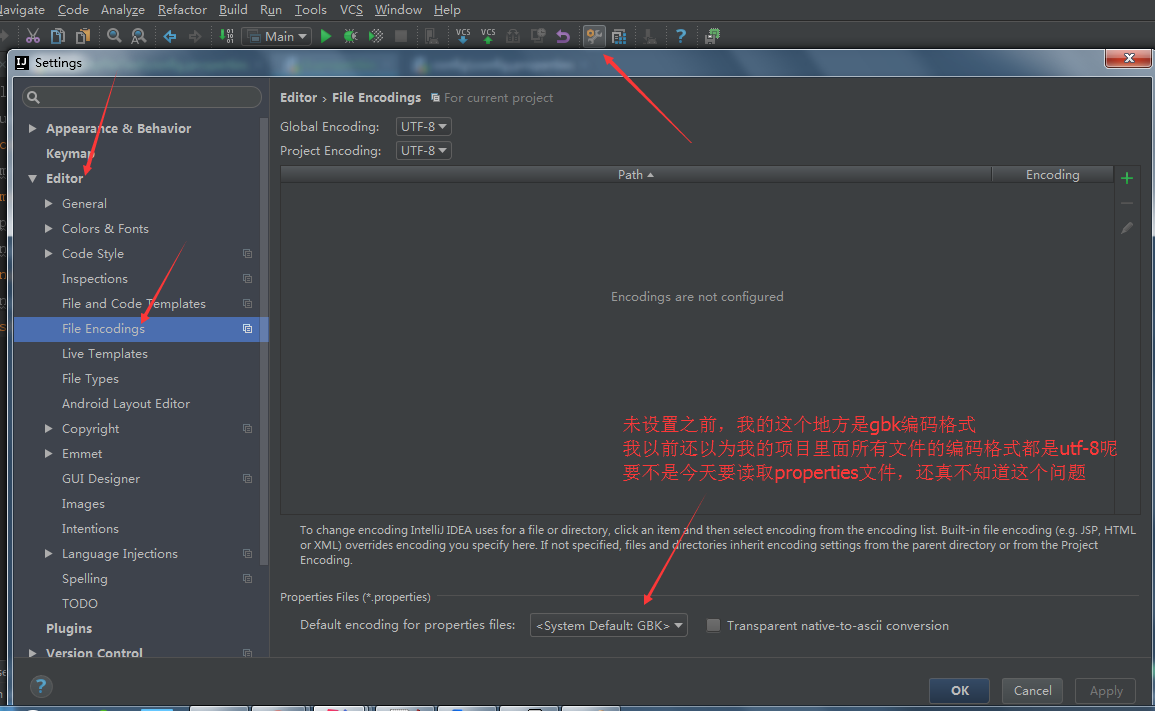 详解Intellij IDEA中.properties文件中文显示乱码问题的解决_编码格式_03