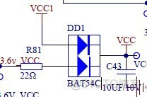 BAT54C 二极管是如何工作的？_数据保护