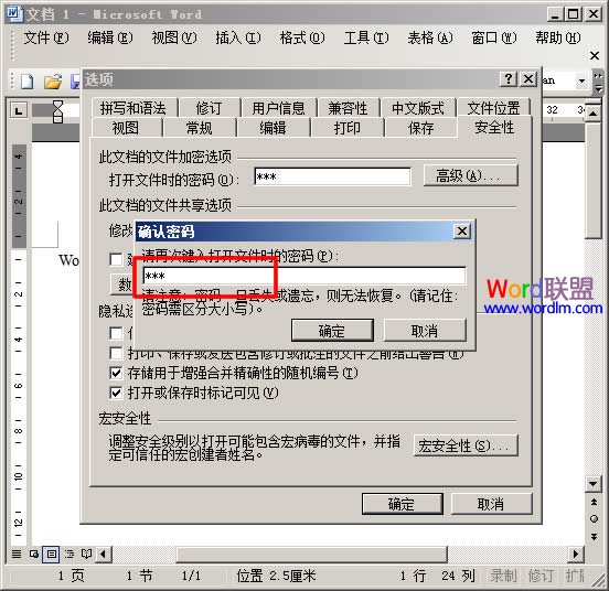 如何给Word文档加密 Word2003/2007/2010各版本加密攻略_打开文件_03