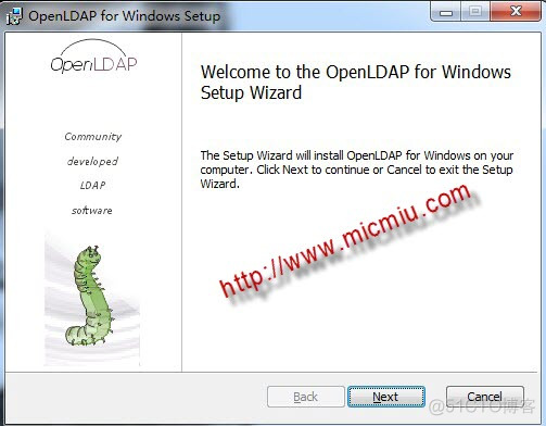 图文介绍openLDAP在windows上的安装配置_安装过程