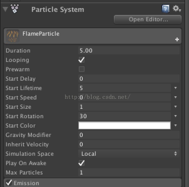 Unity3D:粒子系统Particle System_生命周期_03