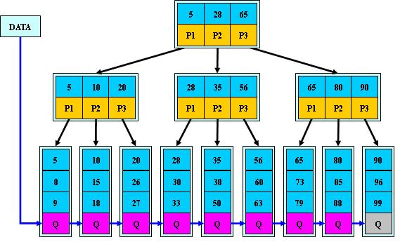 平衡二叉树、B树、B+树、B*树、LSM树简介_数据