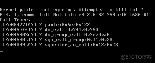 RHEL启动错误：Kernel panic - not syncing:Attempted to kill init!解决方案_解决方案