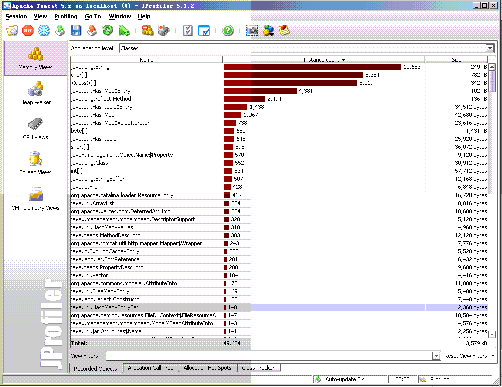 JProfiler学习笔记_optimize_11