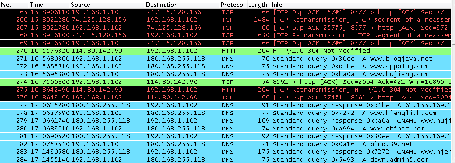 Wireshark基本介绍和学习TCP三次握手_封包_07