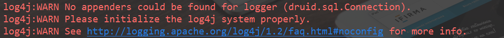 log4j:WARN No appenders could be found for logger ().解决方案_spring