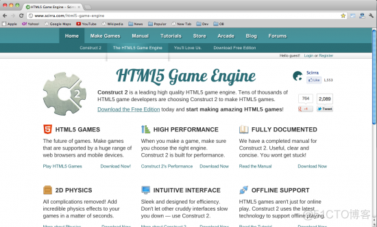[转]15 个顶级 HTML5 游戏引擎_sed