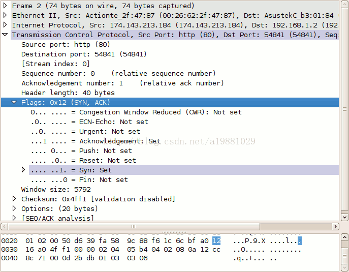 TCP：WireShark分析，序列号Seq和确认号Ack_数据_05