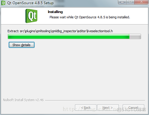 QT4.8.5+qt-vs-addin-1.1.11+VS2010安装配置和QT工程的新建和加载_库文件_05